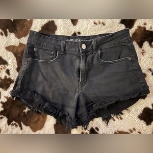 American Eagle Black Jean Shorts